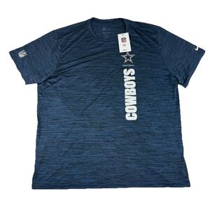 Nike Dri-FIT Dallas Cowboys Velocity T-Shirt Men's 3XL‎ Navy Blue NWT